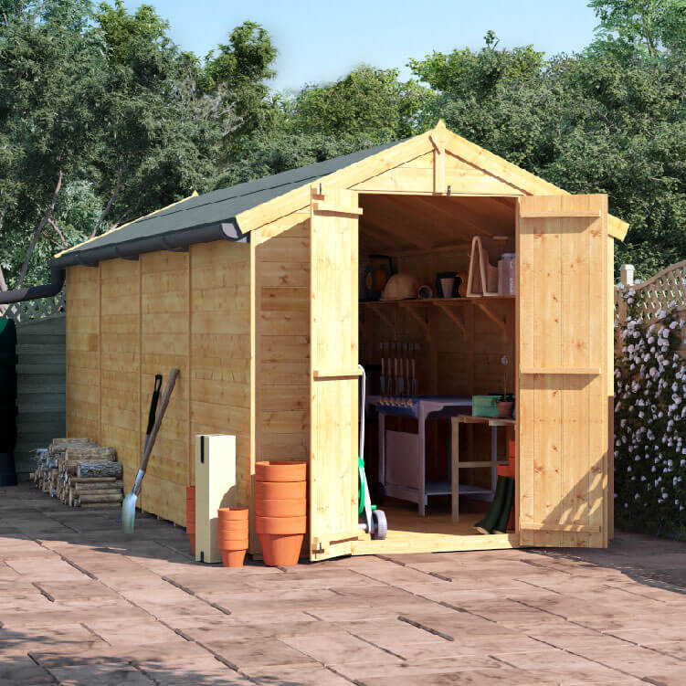 16x6 TG Apex Windowless BillyOh Master Garden Shed