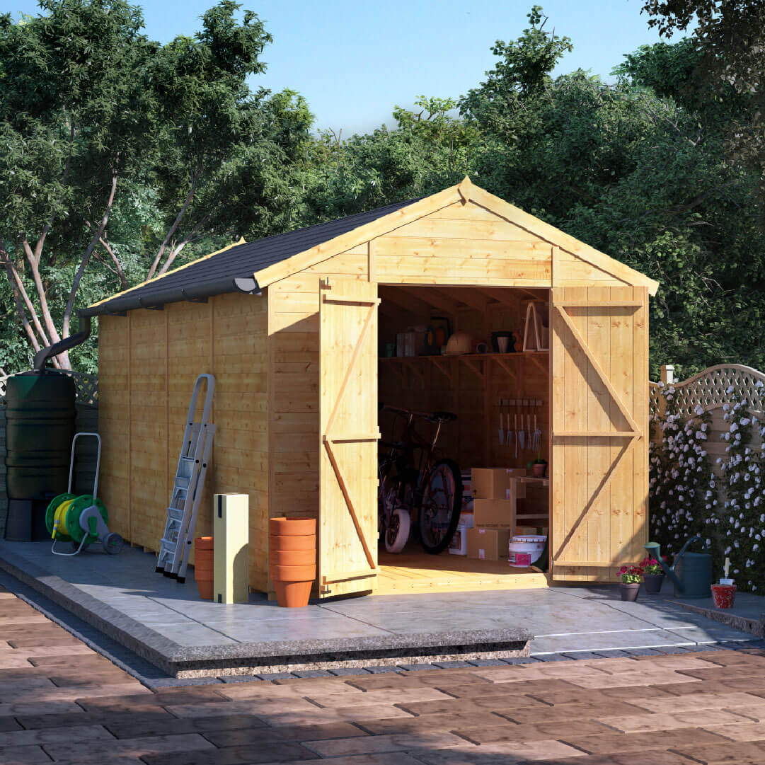 16x8 T&G Apex Windowless - BillyOh Expert Large Garden Shed