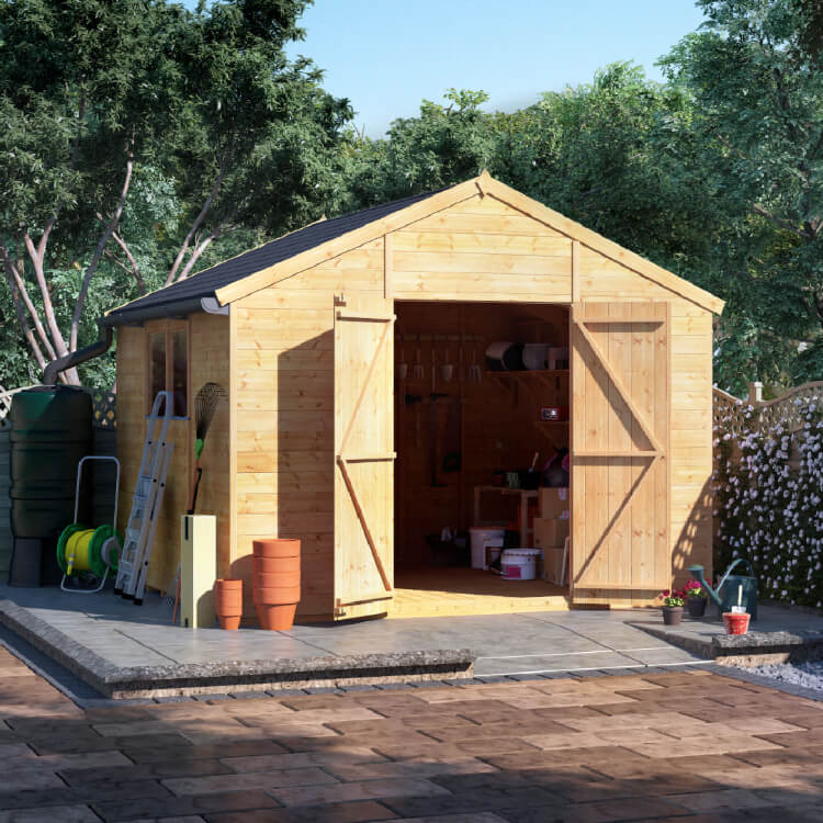 10x10 TG Apex Windowed BillyOh Expert Garden Shed