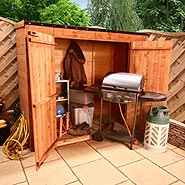 BillyOh Mega Store Tongue and Groove Pent Garden Storage Unit Inc Floor