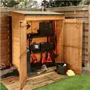 BillyOh Super Store Tongue and Groove Pent Garden Storage Unit Inc Floor