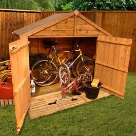 BillyOh Bike Store Shed - 3'x7'