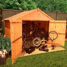 BillyOh Extra Wide Bike Shed 4x7