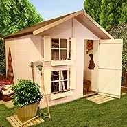 Mad Dash Peardrop Xtra Two Storey Wooden Playhouse Including Floor 