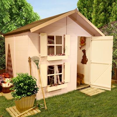 Peardrop Xtra Playhouse – Painted for Illustrative Purposes Only