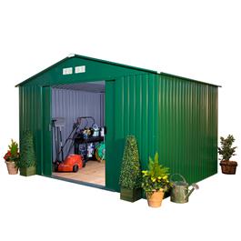 BillyOh Metal Sheds - Clifton 10' x 10' Apex Metal Shed