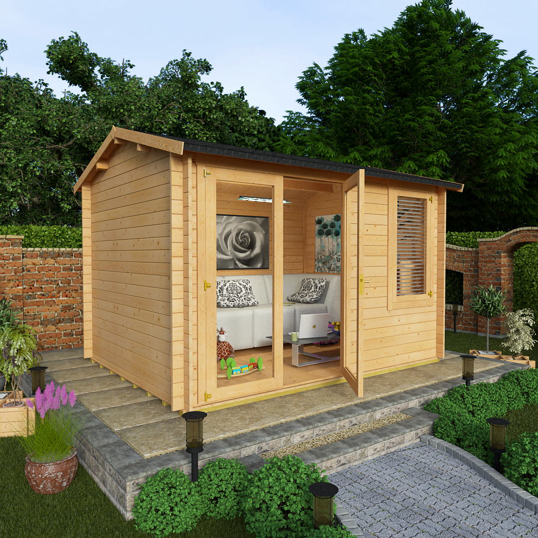 BillyOh 3.5 x 2.5 28mm Devon Garden Log Cabin