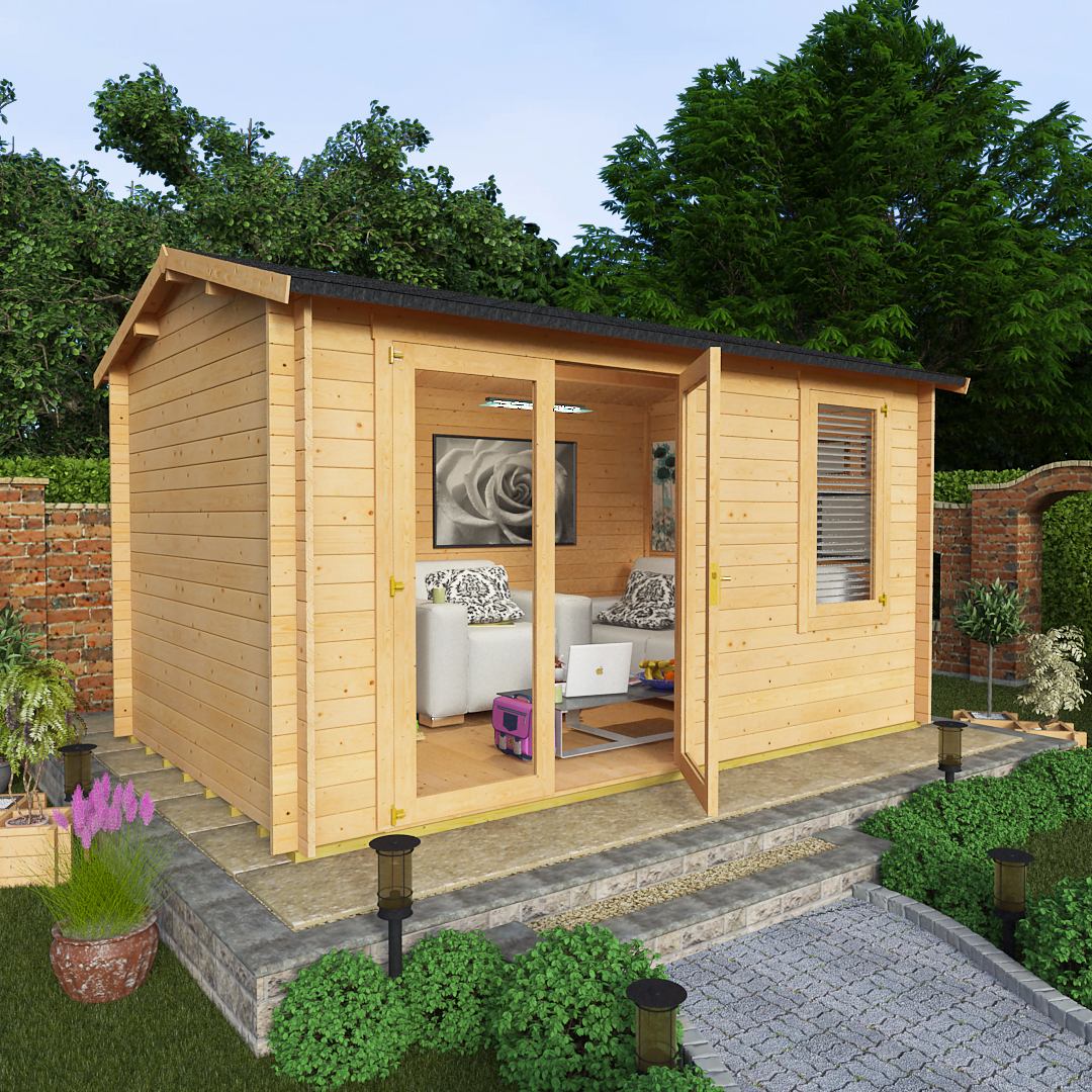 BillyOh 4.0 x 2.5 28mm Devon Garden Log Cabins