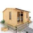 4.5 x 3.5m BillyOh Devon Garden Log Cabin 35mm