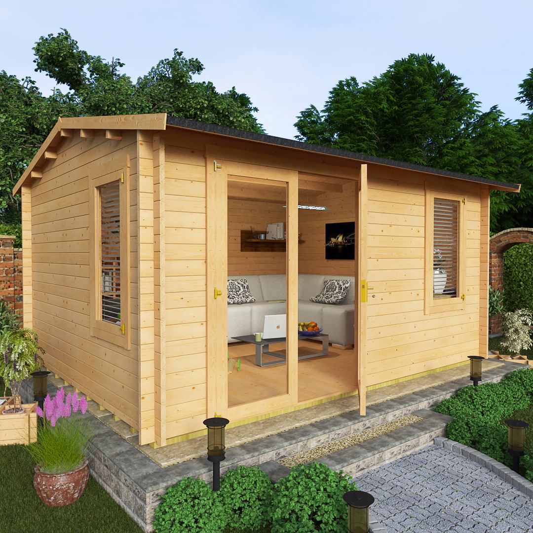 BillyOh 45 x 35 35mm Devon Garden Log Cabin