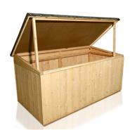 BillyOh Keep it Tidy Deck Box Tongue and Groove Storage Chest with Felted Roof