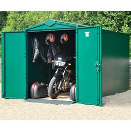 Asgard Motorbike Metal Shed Garage Plus