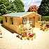 The BillyOh Montana III Log Cabin Inc Verandah: Showing Depth