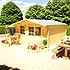 The BillyOh Montana III Log Cabin Inc Verandah: Showing Plain Side