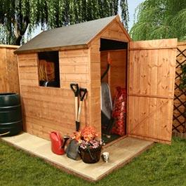 Traditional Economy TandG 6 x 4 Wooden Shed