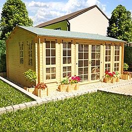 BillyOh Pioneer Brunel Log Cabin 16x12