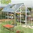 10 x 6 - BillyOh 3000 Easy Fit Aluminium Silver Greenhouse with Base and Opening Vent