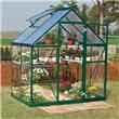 6 x 4 - BillyOh 5000 Easy Fit Aluminium Green Greenhouse with Base & Opening Vent
