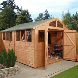 Garden Wooden Shed Billyoh Greenkeeper Workshop 10' x 16'