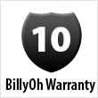 BillyOh 10 Year Warranty