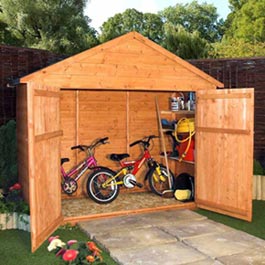 Garden Storage BillyOh Bike Store Wooden Storage