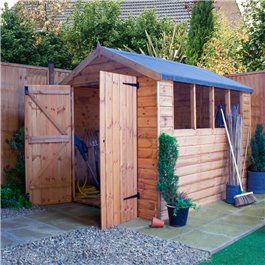 Wooden Shed BillyOh Deluxe Apex Double Door 8' x 6'