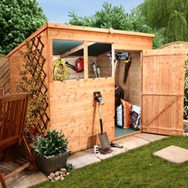 Wooden Shed BillyOh Lincoln Tongue and Groove Pent 8' x 6'