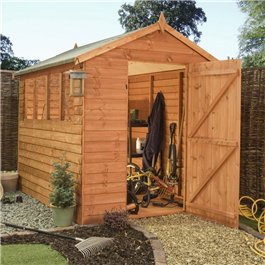Signature Overlap High 10' x 8' Wooden Shed