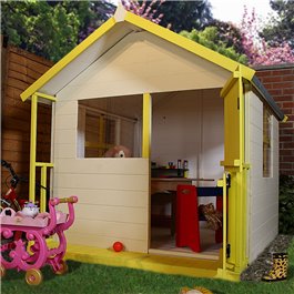 Playhouses Mad Dash Butterscotch Wooden Playhouse
