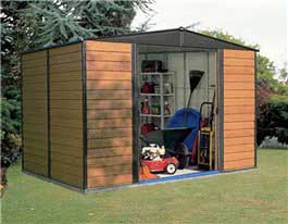 Metal Shed Billyoh Carlton Shiplap Steel Shed 8' x 6'