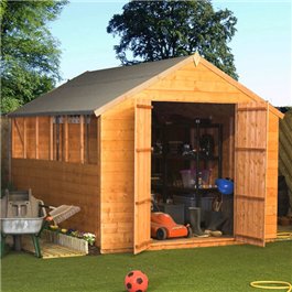 Garden Shed Billyoh Castle Tongue and Groove Apex 10' x 8' Wooden Shed