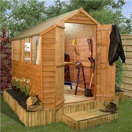 Classic Economy 8' x 6' Wooden Shed