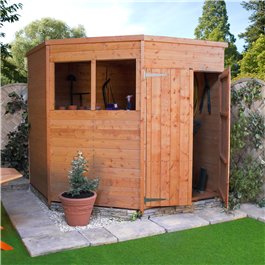 Wooden Shed Billyoh Corner 7' x 7'