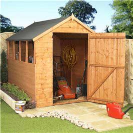 Wooden Shed BillyOh Apex 8'x6' X-large Door