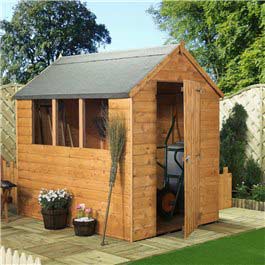 BillyOh GardenMate Deluxe Apex Shed 8' x 6' Wooden Shed