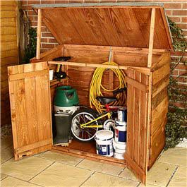 Garden Storage Billyoh Fully Opening Store Unit Wooden Storage