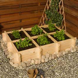 BillyOh Herb Garden Raised Bed Planters and Grow Bed