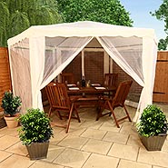 BillyOh Hexagonal Gazebo with Mesh Panels