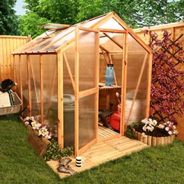 Billyoh 4'x6' Lincoln Wooden Greenhouse Package Deal