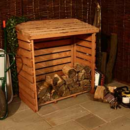 Garden Storage Billyoh Log Store 4' x 2' Wooden Storage