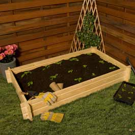BillyOh Rectangular Interlocking Raised Bed Planters and Grow Bed