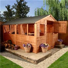 10 x 8 Tongue and Groove Stable Door Wooden Shed