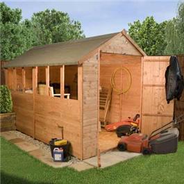 Large Popular Apex Wooden Shed