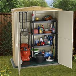 BillyOh Plastic Shed - Retford Woodgrain 5x3 Plastic Shed