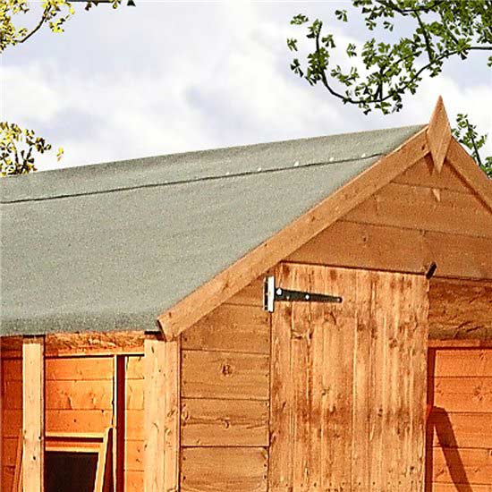 Green Mineral Shed Roofing Felt - Shed Repairs - Garden Buildings 