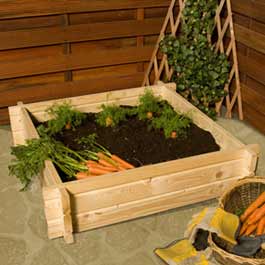 BillyOh Square Interlocking Raised Bed Planters and Grow Bed