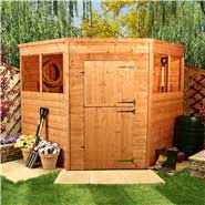 BillyOh Park 'Stable Door' Corner Shed