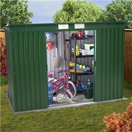 6 x 4 Pent Metal Sheds