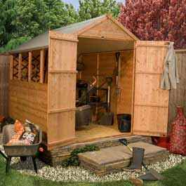 Garden Wooden Shed BillyOh Lincoln Tongue and Groove Apex 10' x 8'