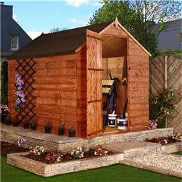 Garden Wooden Shed Billyoh Budget Overlap Store 10' x 6'